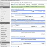Správa poštovních účtů pro doménu multihostingu